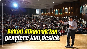 Bakan Albayrak'tan gençlere tam destek