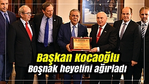 Başkan Kocaoğlu Boşnak heyetini ağırladı