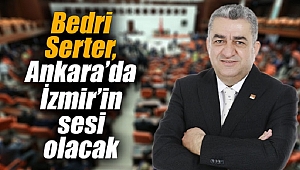 Bedri Serter, Ankara'da İzmir'in sesi olacak