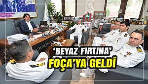 ‘BEYAZ FIRTINA’ FOÇA’YA GELDİ