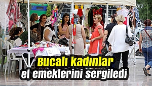Bucalı kadınlar el emeklerini sergiledi