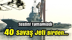 Çin’in ilk yerli uçak gemisi