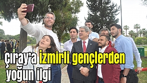 Çıray'a İzmirli gençlerden yoğun ilgi