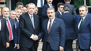 Cumhurbaşkanı Erdoğan'dan BBP'ye ziyaret sonrası ilk açıklama