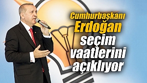 Cumhurbaşkanı Erdoğan seçim vaatlerini açıklıyor