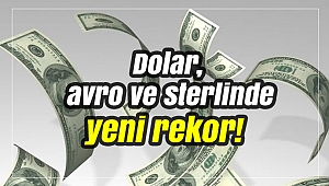 Dolar, avro ve sterlinde yeni rekor
