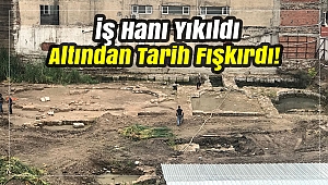 İş Hanı Yıkıldı Altından Tarih Fışkırdı!