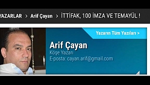 İTTİFAK, 100 İMZA VE TEMAYÜL !