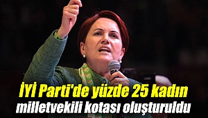 İYİ Parti'de yüzde 25 kadın milletvekili kotası oluşturuldu