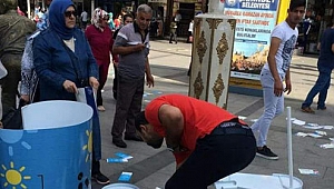 İYİ Parti standına yine saldırı