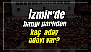İzmir'de hangi partiden kaç kişi aday adayı oldu?