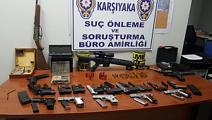 İzmir'de kaçak silah imalathanesine operasyon