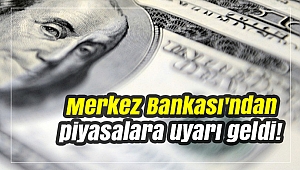 Merkez Bankası'ndan piyasalara uyarı geldi!