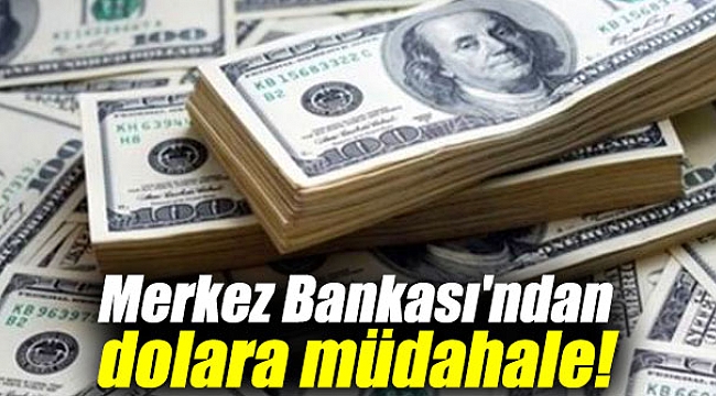 Merkez'den dolara müdahale!