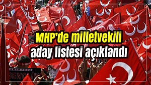 MHP’de milletvekili aday listesi açıklandı