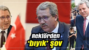 Rektörden ‘bıyık’ şov