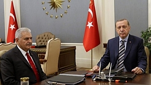 Yoğun mesai! Erdoğan ve Yıldırım Genel Merkez'de