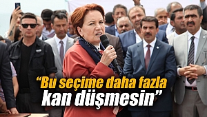Bu seçime daha fazla kan düşmesin
