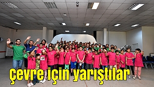 Çevre için yarıştılar