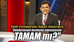 Fatih Portakal'dan Bakan Albayrak'a: