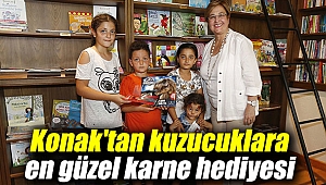 Konak'tan kuzucuklara en güzel karne hediyesi