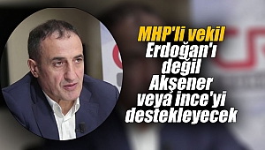 MHP'li vekil Erdoğan'ı değil Akşener veya İnce'yi destekleyecek
