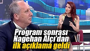 Program sonrası Nagehan Alçı'dan ilk açıklama geldi
