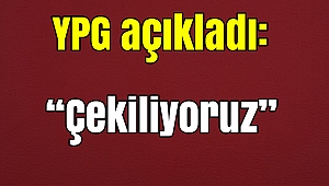YPG açıkladı: