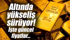 Altında yükseliş sürüyor! İşte güncel fiyatlar...