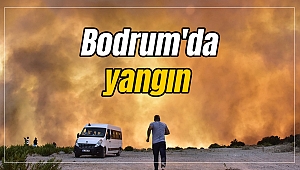 Bodrum'da yangın
