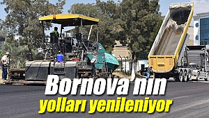 Bornova Belediyesi yolları yeniliyor