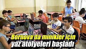 Bornova'da minikler için yaz atölyeleri başladı
