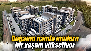 Doğanın içinde modern bir yaşam