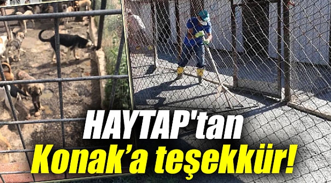 HAYTAP'tan Konak Belediyesi'ne teşekkür!