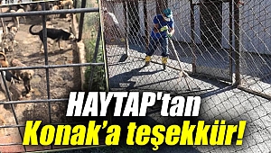 HAYTAP'tan Konak Belediyesi'ne teşekkür!