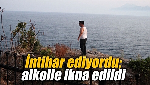 İntihar ediyordu; alkolle ikna edildi