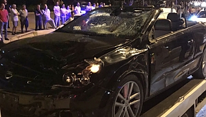 İzmir'de aşırı hız yapan bir kişi baba ile kızı hayattan kopardı