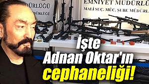 Kan donduran detaylar! İşte Adnan Oktar'ın cephaneliği...