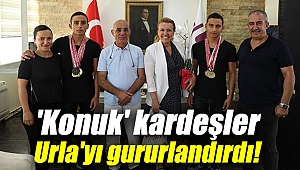 'Konuk' kardeşler Urla'yı gururlandırdı!