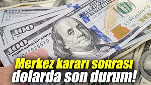 Merkez kararı sonrası dolarda son durum!