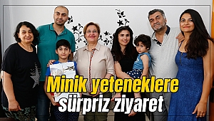 minik yeteneklere sürpriz ziyaret