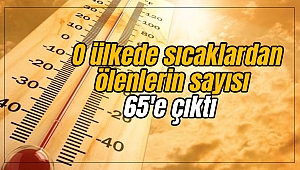 O ülkede sıcaklardan ölenlerin sayısı 65'e çıktı