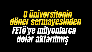 O üniversitenin döner sermayesinden FETö'ye milyonlarca dolar aktarılmış