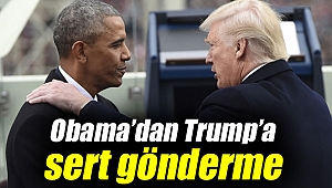 Obama’dan Trump’a sert gönderme