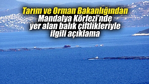 Tarım ve Orman Bakanlığından Mandalya Körfezi’nde yer alan balık çiftlikleriyle ilgili açıklama