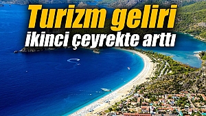 Turizm geliri ikinci çeyrekte arttı