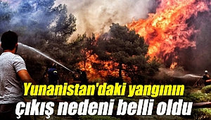 Yunanistan'daki yangının çıkış nedeni belli oldu