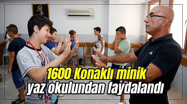 1600 Konaklı minik yaz okulundan faydalandı