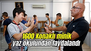 1600 Konaklı minik yaz okulundan faydalandı