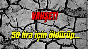 50 lira için öldürüp gömüp üzerini fayans dizdi...